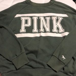 pink/vs crew neck
